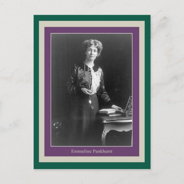 Carte Postale Emmeline Pankhurst (Devant)