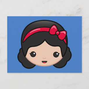 Carte Postale Emoji Blanche Neige