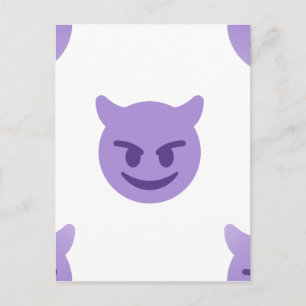 Carte Postale emoji diable