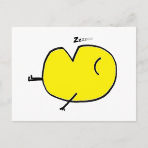 Carte Postale Emoji endormi