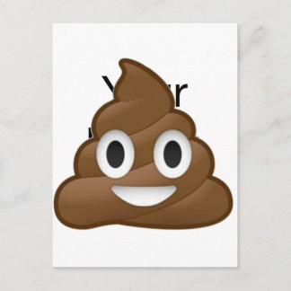 Carte Postale Emoji Poop Souriant
