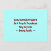 Emory Austin Inspirationnel, Citation Motivationne