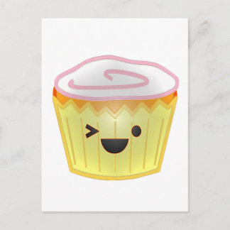 Carte Postale Emoticon Cupcake