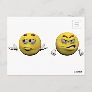 Carte Postale Emotion jaune ou