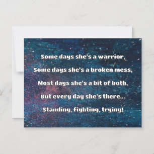 Carte Postale Empath Strength Positive Citation Encouragement