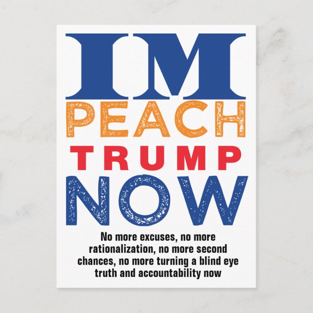 Carte Postale Empêcher Trump maintenant (Devant)