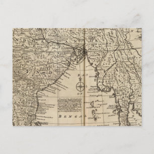 Carte Postale Empire Mogul, Inde