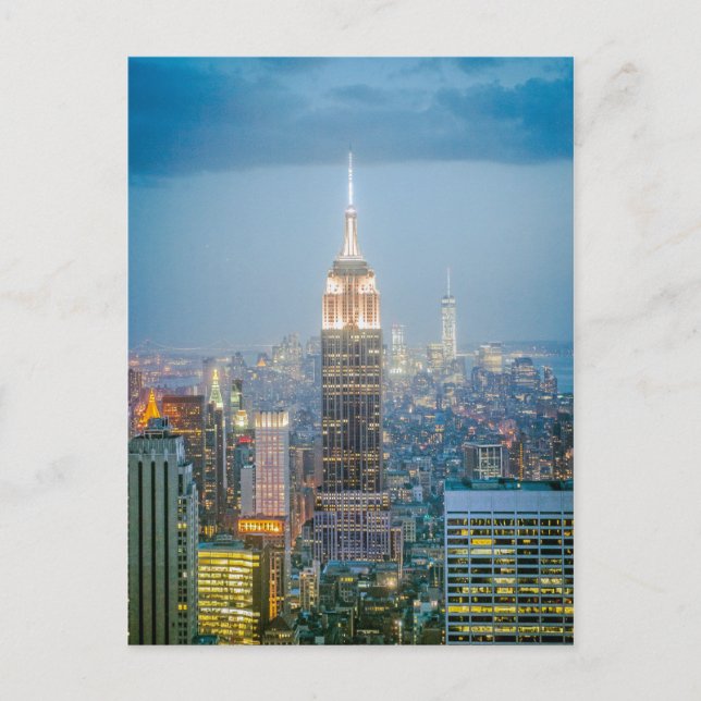 Carte Postale Empire State Building à New York (Devant)