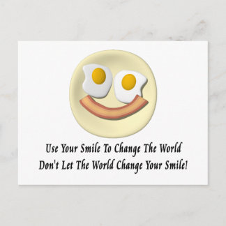 Carte Postale Employez votre sourire pour changer le monde