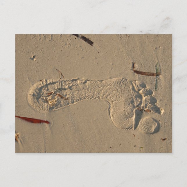 Carte postale Empreinte (Devant)