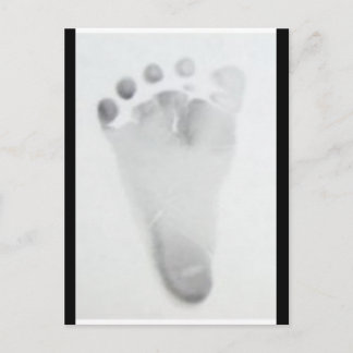 Carte Postale Empreinte bébé