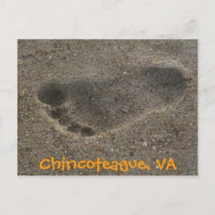 Carte Postale Empreinte Chincoteague, VA