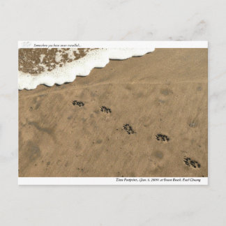 Carte Postale Empreinte du temps...