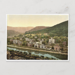 Carte Postale Ems-Les Bains (c.-à-d. Bad Ems), Hesse-Nassau, Ger