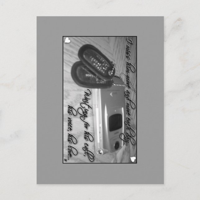 Carte Postale En attendant son appel... (Devant)