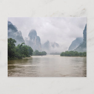 Carte Postale En bas du fleuve Yangshuo
