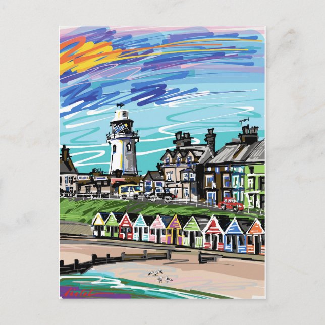 Carte Postale En bord de mer (Devant)