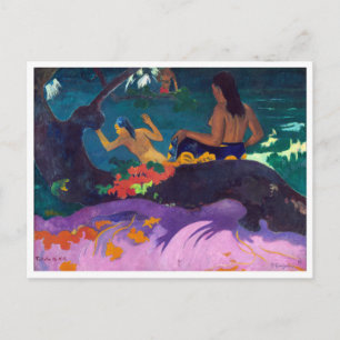 Carte Postale En bord de mer par Gauguin