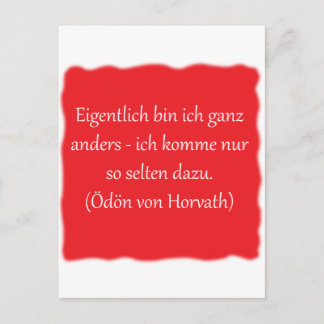 Carte Postale En fait, je suis très différente...