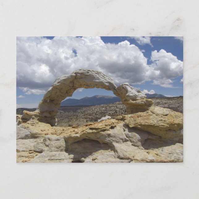 carte postale en grès blanc (Devant)