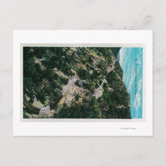 Carte Postale En haut de la catégorie alpine, Mt. LoweMt. Lowe,  (Devant)