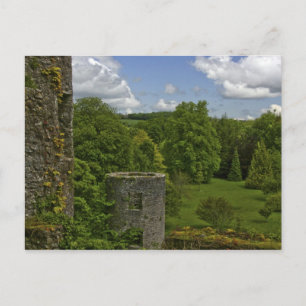 Carte Postale En Irlande, au château de Blarney une tour en pier