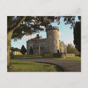 Carte Postale En Irlande, l'entrée latérale du château de Dromol