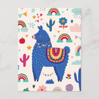 Carte postale en lama