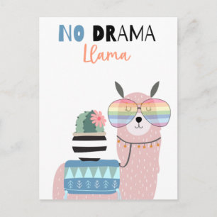 Carte postale en lama