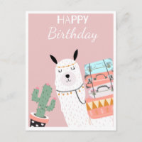 Carte postale en lama