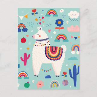 Carte postale en lama