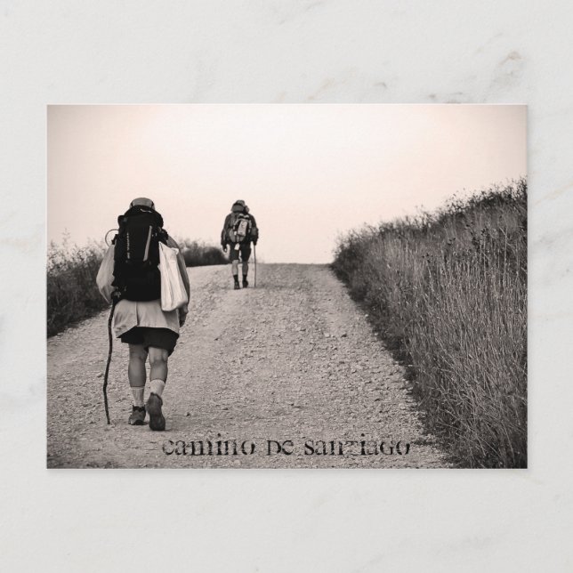 Carte Postale En recherche, Camino de Santiago (Devant)