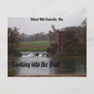 Carte Postale En regardant le passé, Dillard Mill Davisv...