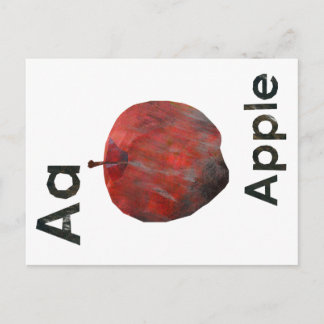 Carte Postale En - Rouge pomme