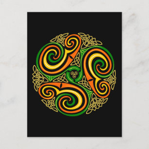 carte postale en spirales célestes
