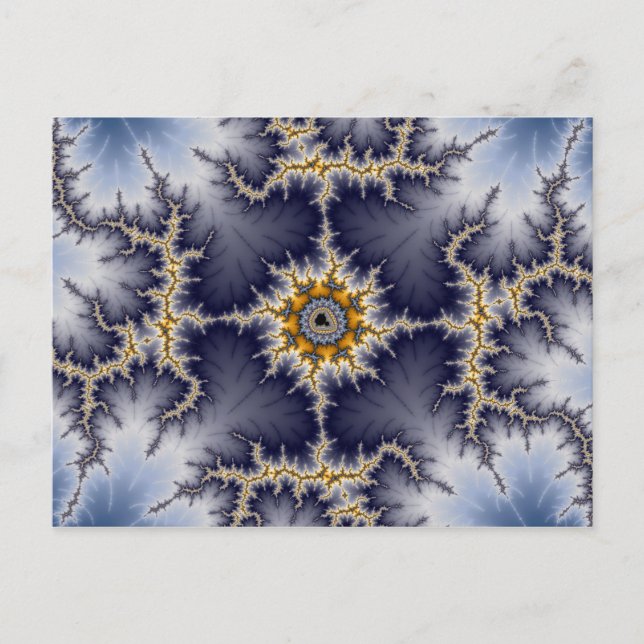 Carte postale encadrée - Fractée (Devant)