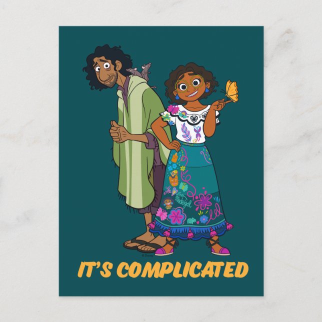 Carte Postale Encanto | Bruno & Mirabel - C'est compliqué (Devant)