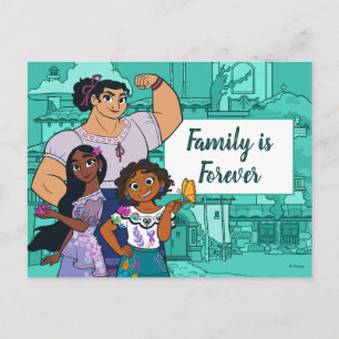 Carte Postale Encanto   Luisa, Isabela et Mirabel