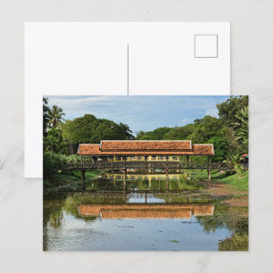 Carte Postale Enchanted Reflections:  Bridges of Siem Reap