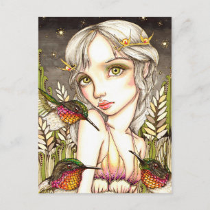 Carte Postale Encombrement de colibri