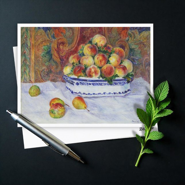 Carte Postale Encore la vie avec les pêches, Renoir (Créateur téléchargé)
