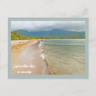 Carte Postale Encore Une Journée À Paradise/Kauai Beach