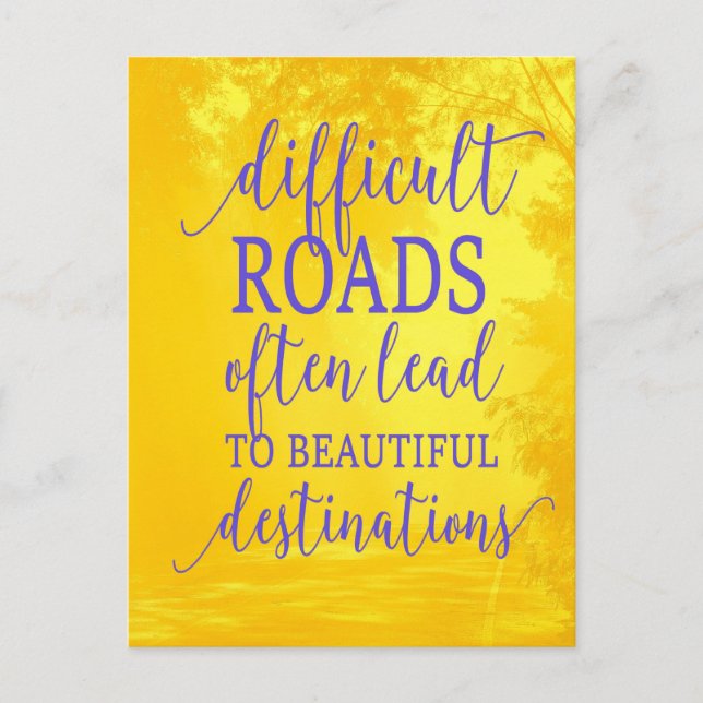 Carte Postale Encouragement (Devant)