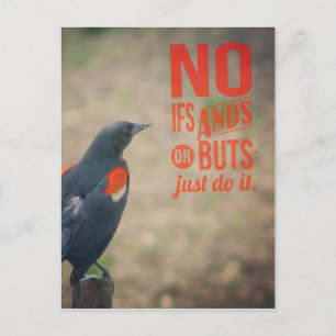 Carte Postale Encouragement de Blackbird