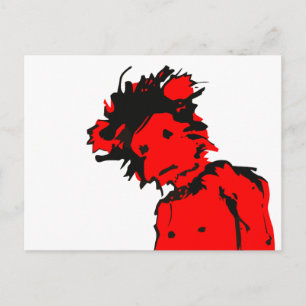 Carte Postale encre de singe