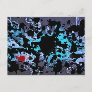 Carte Postale ENCRE NOIRE   plaque jaune