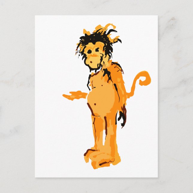 Carte Postale encre singe (Devant)