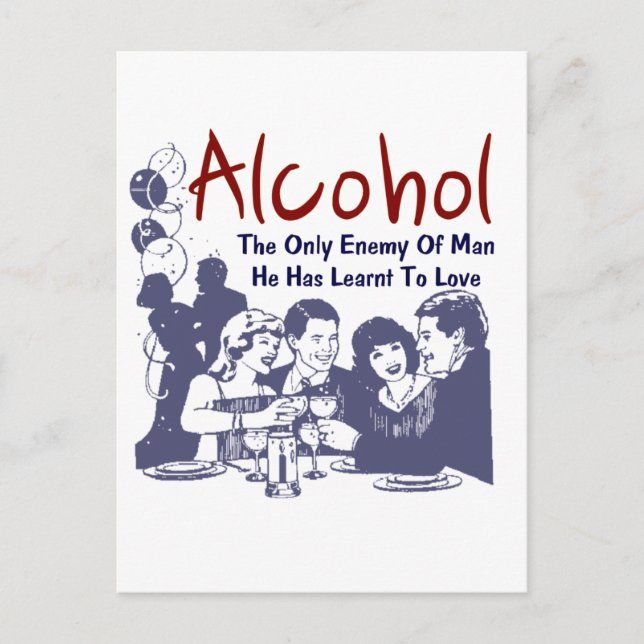 Carte Postale Enemy Alkohol (Devant)