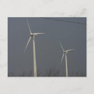 Carte Postale Énergie éolienne dans le Minnesota et le Dakota du