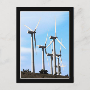 Carte Postale Énergie éolienne - Énergie alternative